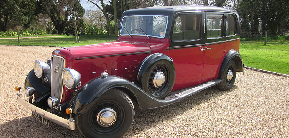 Austin Imperial Limousine for hire as a wedding car